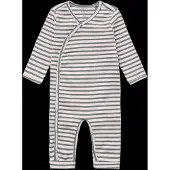 Noppies Playsuit Ls Stripe - Blue - 50
