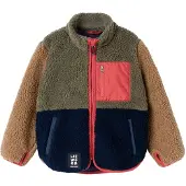 Liewood Nolan Teddytakki, Army Brown Multi Mix, 116