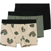 Name It Kids Nkmboxer 3P Peyote Monster Truck Noos - Multi/patterned - 134-140