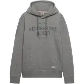 Superdry Collegepaita '1954' tummanharmaa / meleerattu harmaa