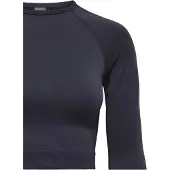 Only Play Onpjiji Seam Ls Top - Navy - S