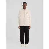 Lyle & Scott Relaxed Cotton Merino Full Zip Jumper - Grey - XXL