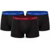 Tommy Hilfiger Underwear Bokserishortsit 'Essential' sininen / laivastonsininen / burgundin punainen / musta