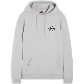 Tommy Hilfiger Collegepaita 'ENTRY' vaaleanharmaa / kirkaanpunainen / musta