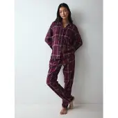 Triumph Boyfriend Pw 01 X Checks - Burgundy - 38