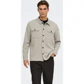 Only & Sons Onsnewkodyl Overshirt Sweat Noos - Beige - XXL