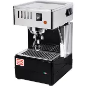 QuickMill Stretta 0820 -espressokone, 1,8 l, musta ja hopea