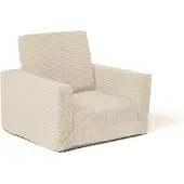 Kids Concept Taitettava Nojatuoli Natural White Natural White-OS Valkoinen One Size Pojat, Tytöt
