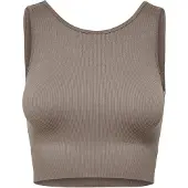 ONLY Onpjaia Life Un Sl Seam Short Top Noos - Brown - M/L