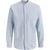 Jack & Jones Breeze Band Linen Blend Pitkähihainen Kauluspaita