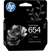 HP 654 -mustekasetti, 8 ml, musta
