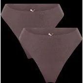 Puma Women Invisible Cotton Strings - Brown - XS