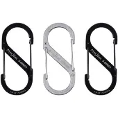 Nite Ize S-Biner Dual #2 3-pack kaksoiskarabiini