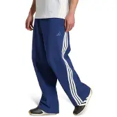 Adidas Urheiluhousut 'KIT 3-Stripes Wide' tummansininen / valkoinen