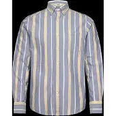 Gant Reg Archive Oxford Stripe - Purple - XXXL