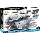 COBI Lockheed F-22 Raptor stealth fighter 1:48 building blocks 695 pieces (-5855)