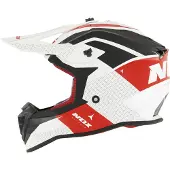 NOX N633 ADN white/red crossikypärä