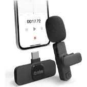 SBS WIRELESS MICROPHONE + RECEIVER AND CLIP (TEMICTYCBTK)