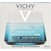 VICHY Mineral 89 100H Moisture Boosting Cream, Fragrance-free 50 ml