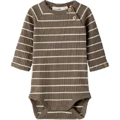 Lil´ Atelier Nbmkail Ls Slim Body Lil Noos - Green - 56