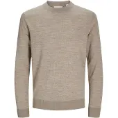 Jack & Jones Jprmerino Knit Crew Neck Noos - Beige - L