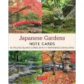 Tuttle Publishing Japanese Gardens, 16 Note Cards