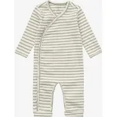 Noppies Playsuit Ls Stripe - Green - 50
