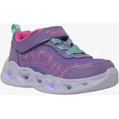 SKECHERS Heart Lights Bubble Love - Purple - 22