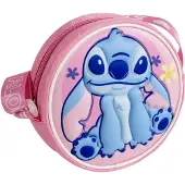 Disney Stitch 3D Olkalaukku, Vaaleanpunainen