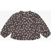 Mango Floral Print Blouse - Brown - 86