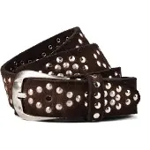 B.belt Niittivyö Nahka 85 cm Ruskea