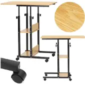 Springos Siirrettävä pöytä 73–85 x 40 x 80 cm HF0060