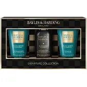 BAYLIS & HARDING Black Pepper & Ginseng Men's Luxury Mini Trio Gift Se