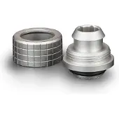 Thermal Grizzly DeltaMate Hose connector ST13 G1/4 nickel 10/13 mm (TG-DM-FIT-0217)