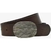 Wrangler Oval Belt - Brown - 85 x 00