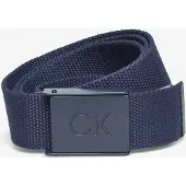 Calvin Klein Golf Ck Monogram Buckle Belt - Navy - ONE SIZE