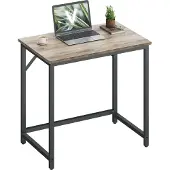 Songmics Työpöytä 50x80x76cm., vaaleanruskea/musta