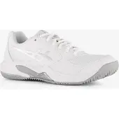 Asics for woman. 1042A318 GEL-Dedicate 9 Padel white sneakers (40.5), Flat, Laces, Casual, Sport, Tennis / Paddle tennis, Mesh