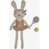Oyoy MINI Miew Rabbit Tennis Doll - Multi/patterned - 40.9X16.6X5.6CM