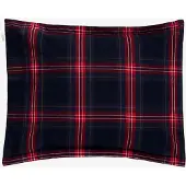 Gant Flannel Check Pillowcase - Navy - 50X60