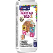 Magna-Tiles MicroMAGS 24-osainen Matkasetti Travel Gingerbread Multi One Size Valkoinen One Size 3+ Years Pojat, Tytöt