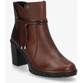 Rieker Ladies Mid Height Boots Y2567-35 Red - Brown - 36