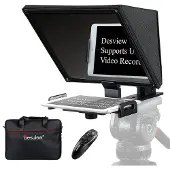Desview T12 hopfällbar teleprompter smartphone, surfplatta DSLR