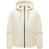 Ragwear Toiminnallinen takki 'Cezzy Rainy Warm Y' ecru / musta