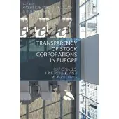 Transparency of Stock Corporations in Europe