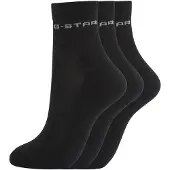 G-Star Anklet Sock 3-Pack - Black - Women