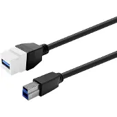 VivoLink – Pro Keystone White USB3,0 (PROKEYUSB3AFBM1W)