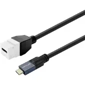 VivoLink – Keystone White USB-C female (PROKEYUSBCFM1W)