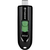 Transcend JetFlash 790 C, 512 GB, USB Type-C, 3.2 Gen 1 (3.1 Gen 1), Liuku, 9 g, Musta, Vihreä (TS512GJF790C)