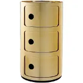 Kartell Componibili 3-osainen kulta